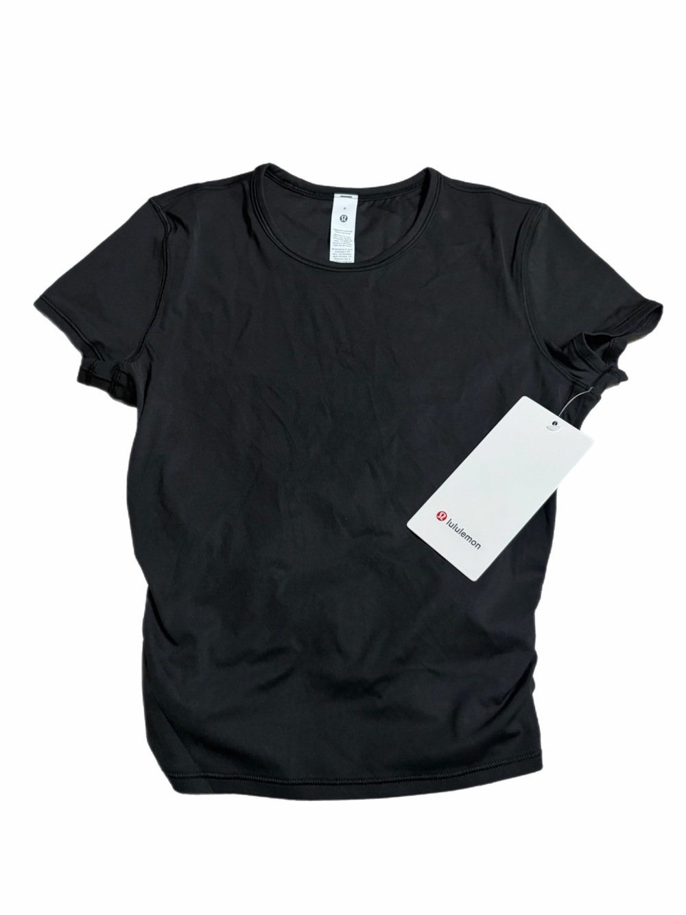 NWT Lululemon All It Takes Back-Twist T-Shirt *Silky (Black) Size 6